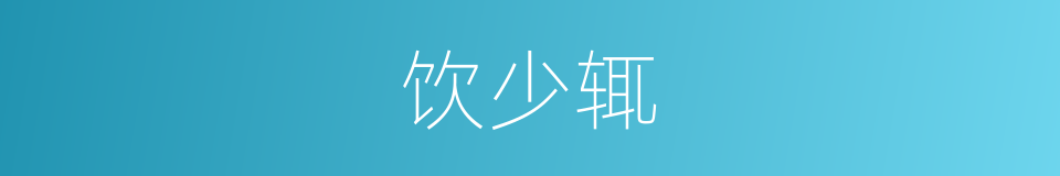 饮少辄的同义词