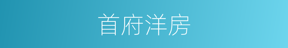 首府洋房的同义词