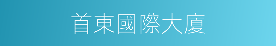 首東國際大廈的同義詞