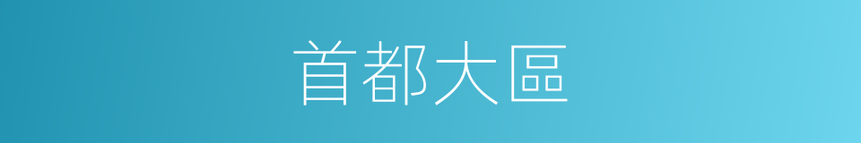 首都大區的同義詞