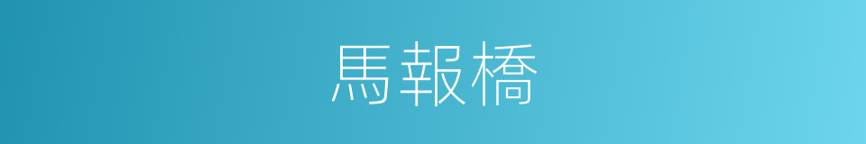 馬報橋的同義詞
