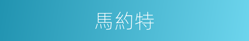 馬約特的同義詞