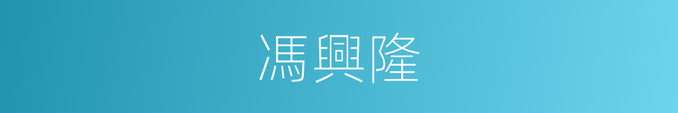 馮興隆的同義詞