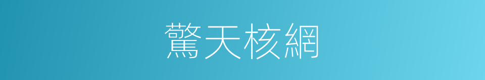 驚天核網的同義詞