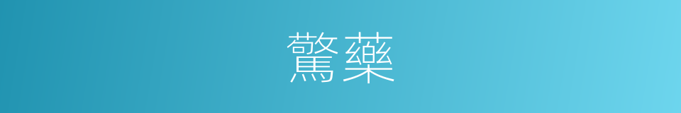 驚藥的同義詞