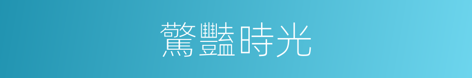 驚豔時光的同義詞