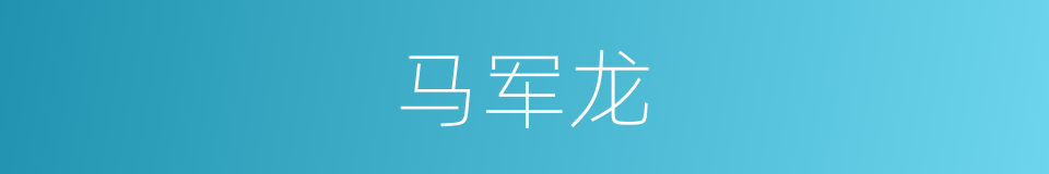 马军龙的同义词