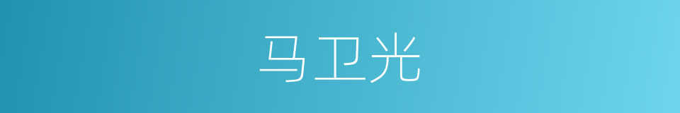 马卫光的同义词