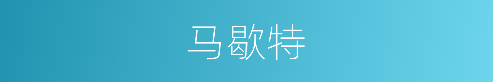 马歇特的同义词