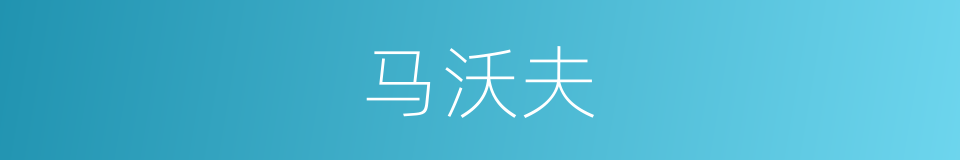 马沃夫的同义词