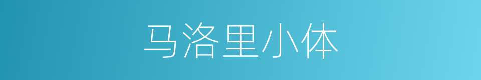 马洛里小体的同义词