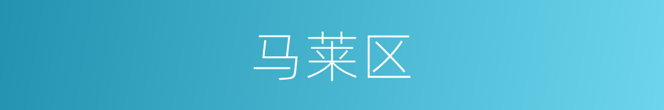 马莱区的同义词