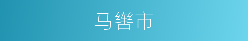 马辔市的同义词
