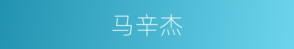 马辛杰的同义词