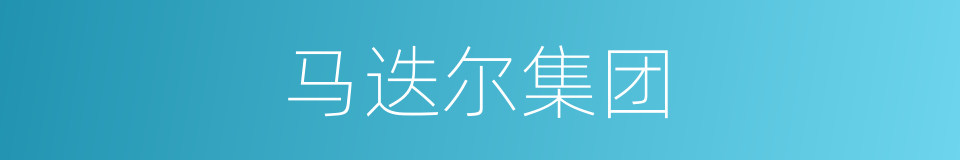 马迭尔集团的同义词