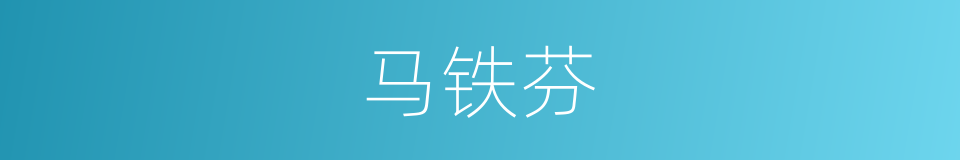 马铁芬的同义词