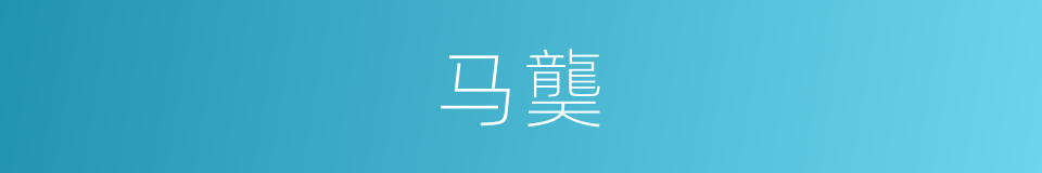 马龑的同义词