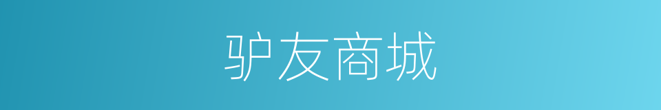驴友商城的同义词