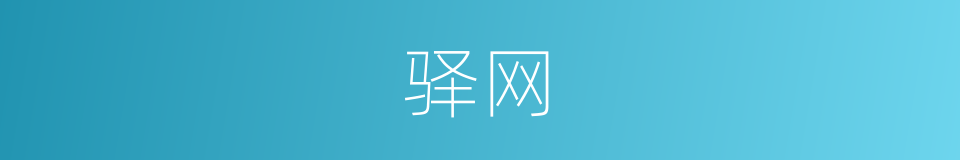 驿网的同义词