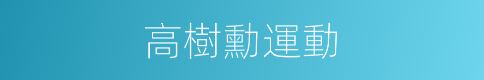 高樹勳運動的同義詞