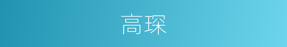 高琛的同义词