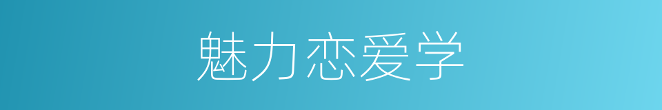 魅力恋爱学的同义词