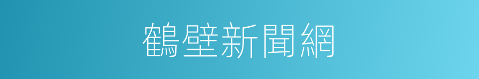 鶴壁新聞網的同義詞