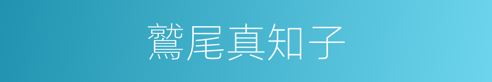 鷲尾真知子的同義詞