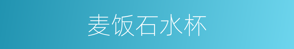 麦饭石水杯的同义词