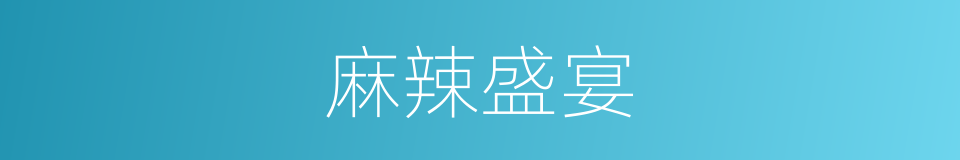 麻辣盛宴的同义词