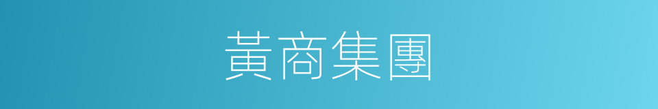 黃商集團的同義詞