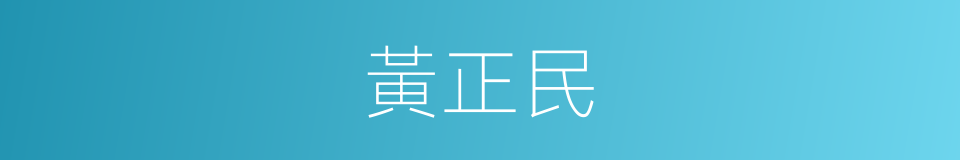 黃正民的同義詞