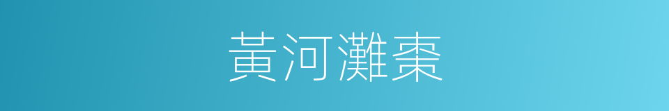 黃河灘棗的同義詞