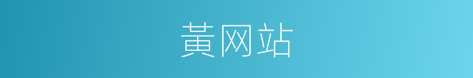 黃网站的同義詞