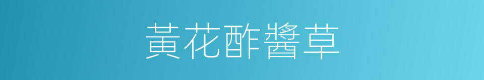 黃花酢醬草的同義詞