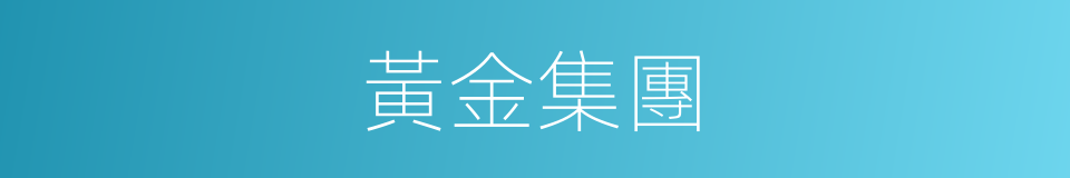 黃金集團的同義詞