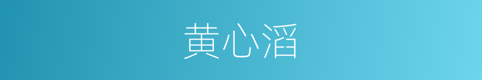 黄心滔的同义词
