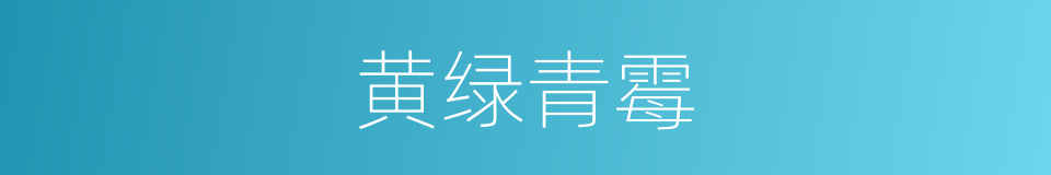 黄绿青霉的同义词