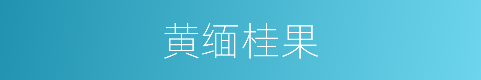 黄缅桂果的同义词