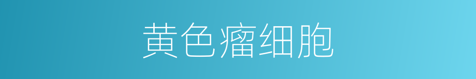 黄色瘤细胞的同义词