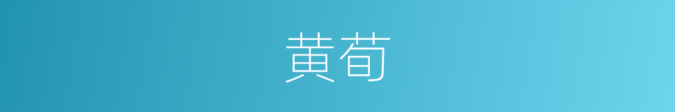 黄荀的同义词