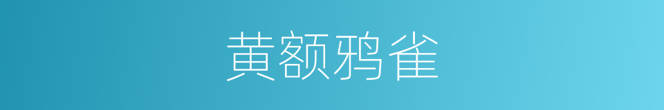 黄额鸦雀的同义词
