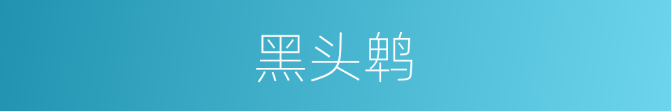 黑头鹎的同义词
