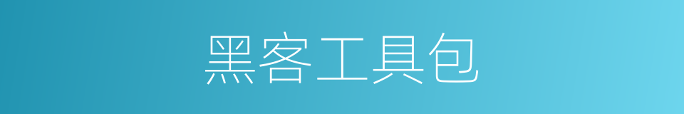 黑客工具包的同义词