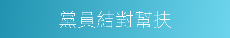 黨員結對幫扶的同義詞
