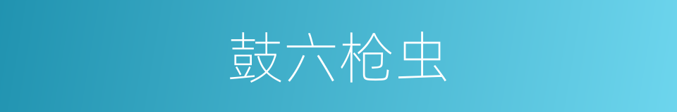 鼓六枪虫的同义词