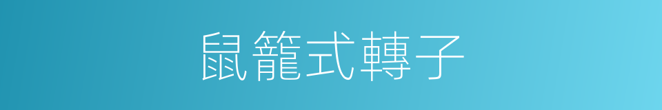 鼠籠式轉子的同義詞