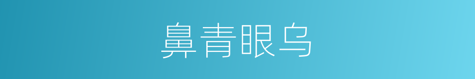 鼻青眼乌的同义词