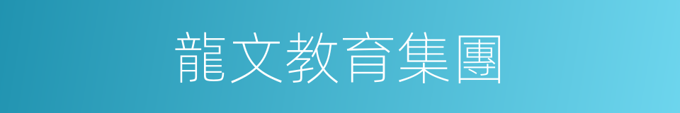 龍文教育集團的同義詞