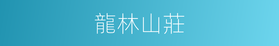 龍林山莊的同義詞